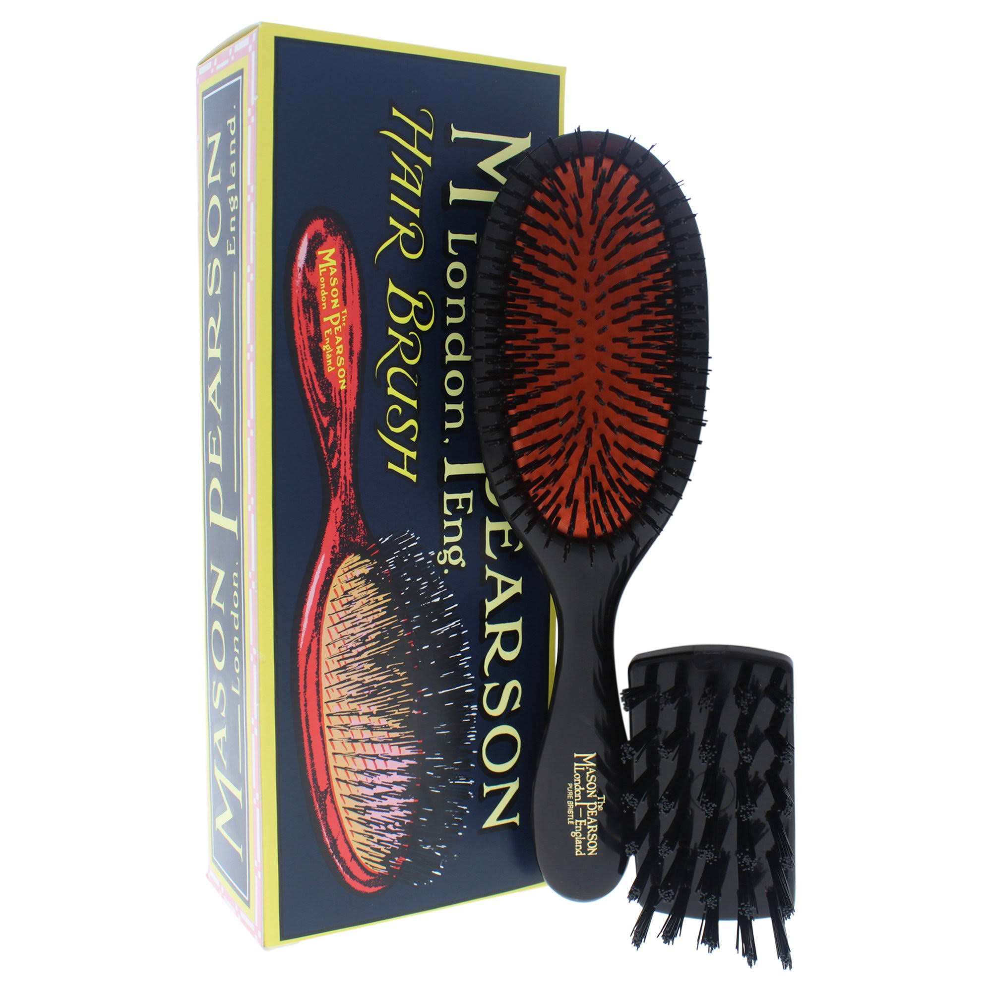 Mason Pearson (B3) Handy Pure Bristle Hair Brush - Dark Ruby
