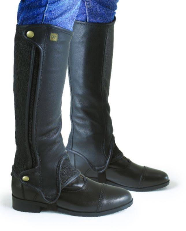 Ovation Precision Fit Black Half Chaps