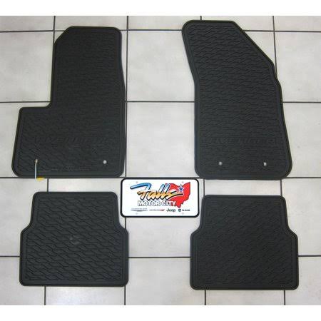 2012-2014 Dodge Avenger All Weather Black Rubber Slush Floors Mats Mopar OEM