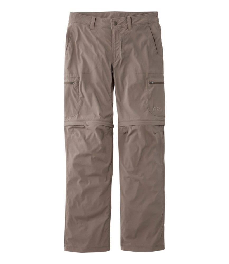 Men's Water-Resistant Cresta Hiking Zip-Off Pants Brown 40x32 | L.L.Bean