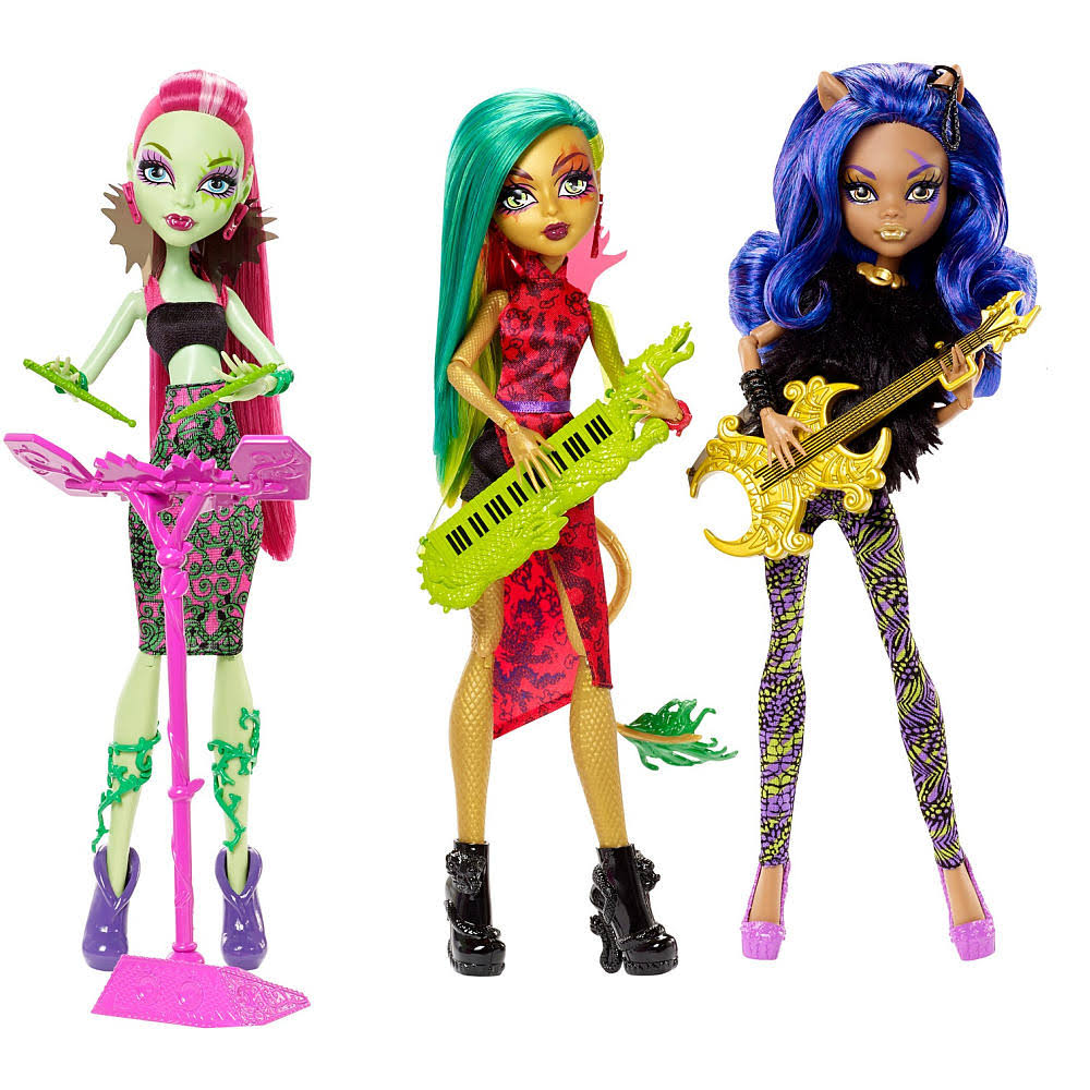 Monster High Fierce Rockers 3-Pack