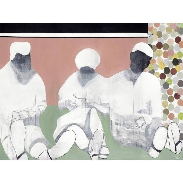 Easy Art Prints Nicolai Kubel Olesen's 'Readable' Premium Canvas Art - 24 x 32 - Classic Black Frame