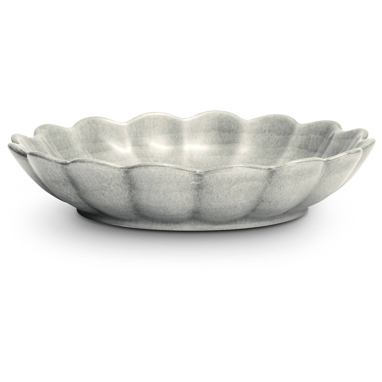 Mateus Oyster Bowl 24 cm - Serving Bowls Ceramics Grey - ECZ368