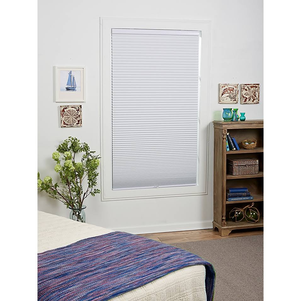 Eco Home Blackout 29x22 x 64x22 Cordless Cellular Shade in White