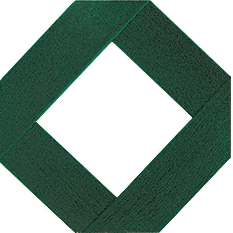 Master Mark 48 in. W x 96 in. L Forest Green Plastic Lattice Panel