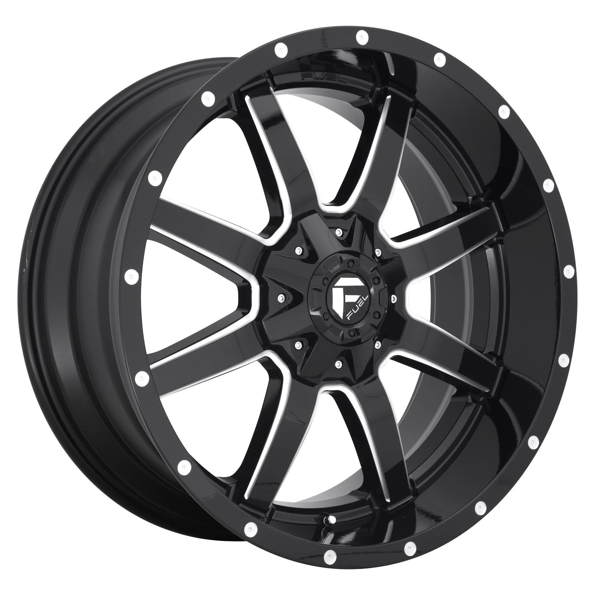 Fuel D610 Maverick Gloss Black Milled 18x9 8x6.5 20mm (D61018908257)