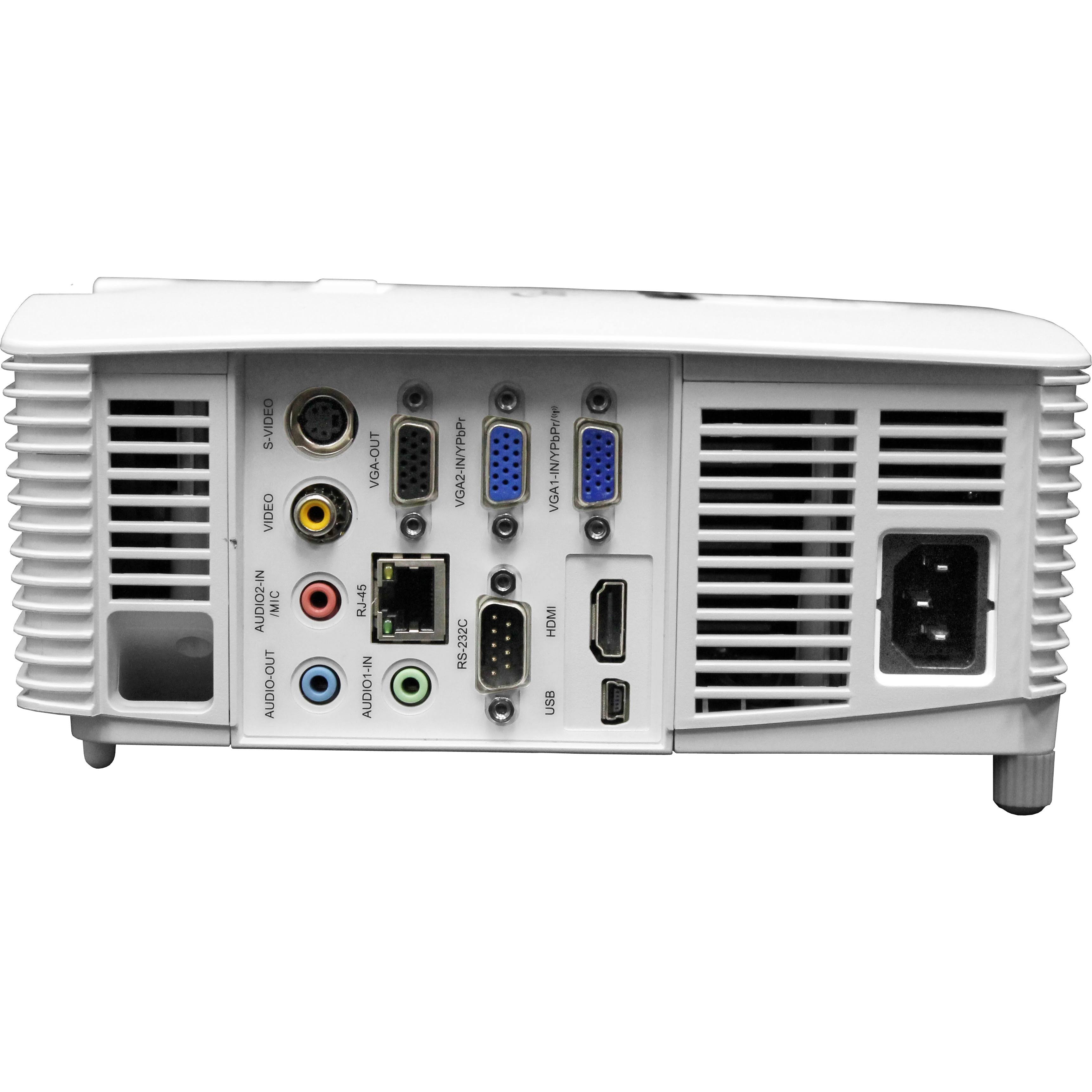 Optoma X316ST XGA Short-Throw Projector - 3400 lumens - Off-White