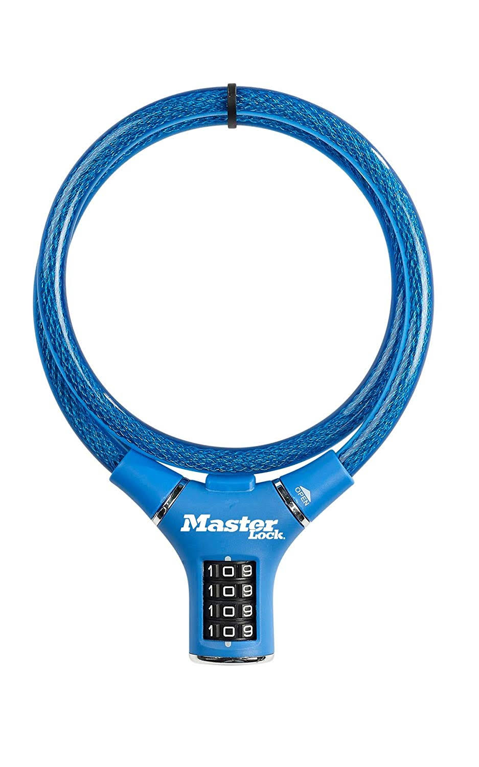 Master Lock 8229 Combination Cable Lock Blue