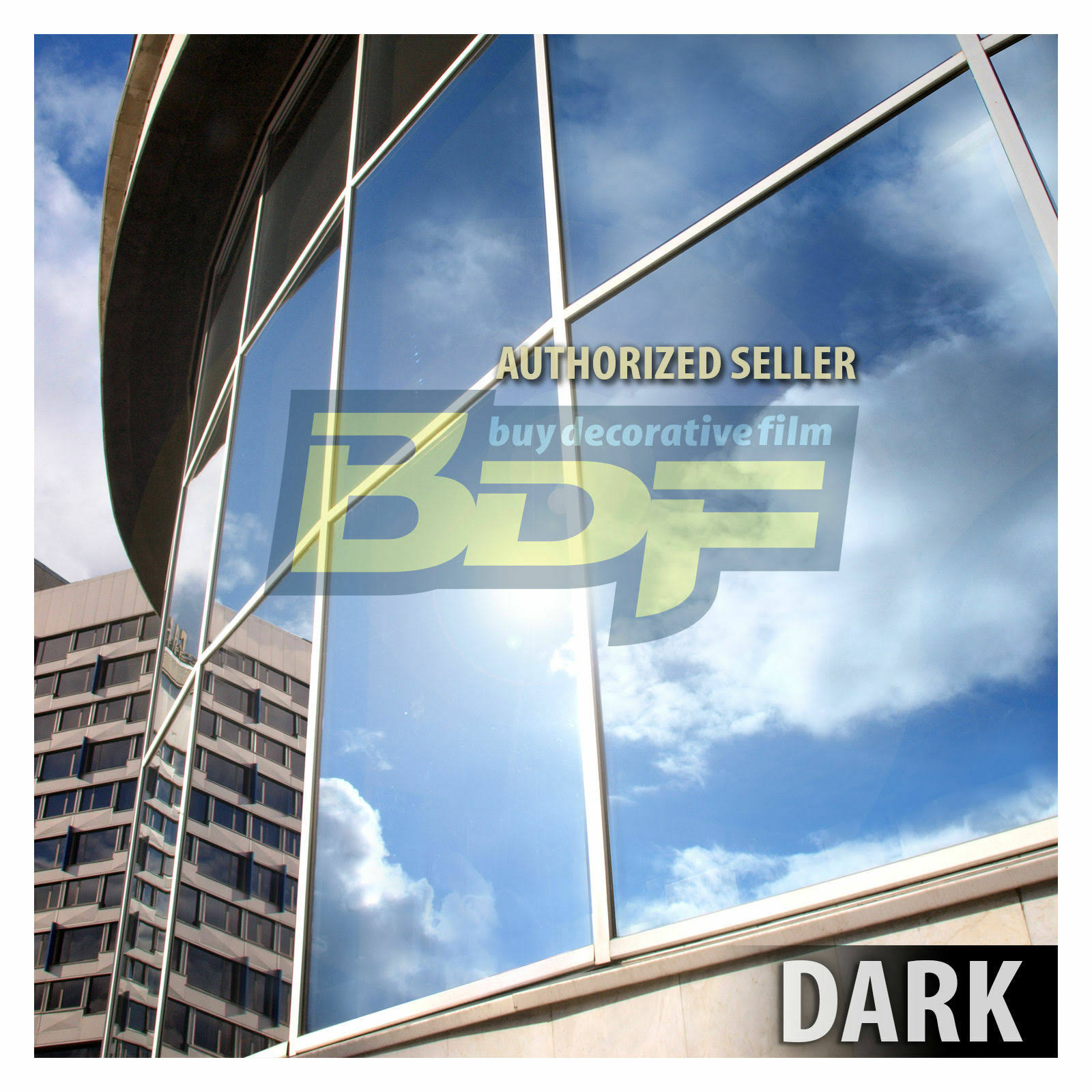 Bdf Exs15 Exterior Window Film Privacy and Sun Control Silver 15, Dark - 48in x 14ft