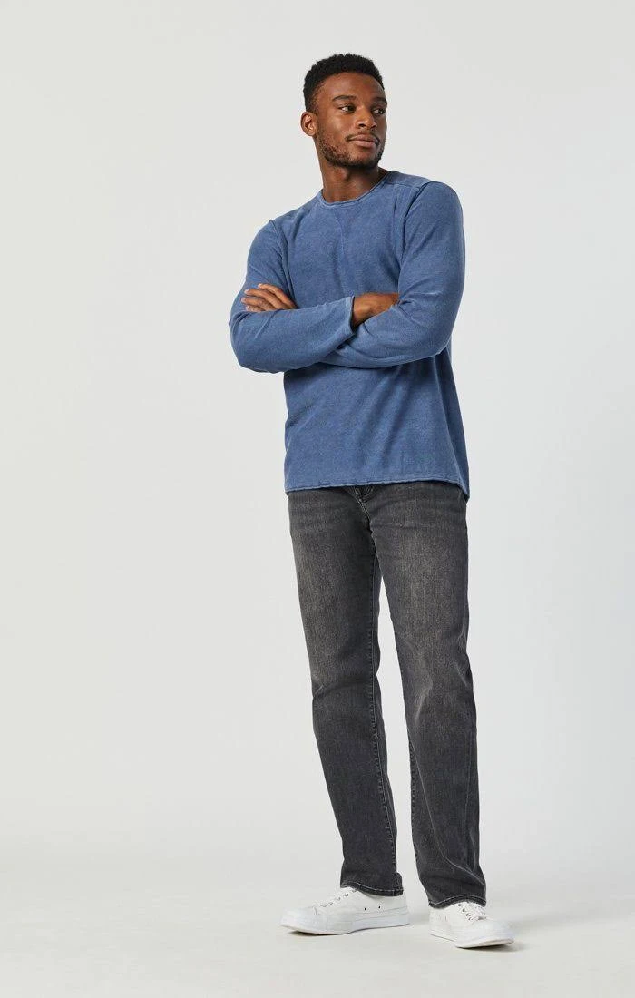 Mavi Men&s Marcus Slim Straight Leg in Smoke Feather Blue | Men&s Jeans