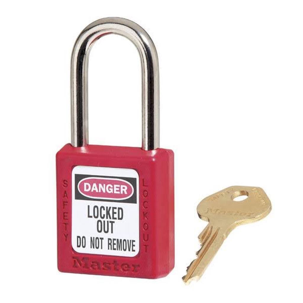 Master Lock 410RED Safety Lockout Padlock