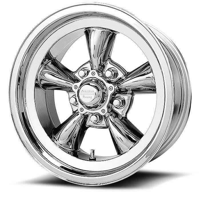 American Racing Torq THRUST D 15x6 5x120.65 Chrome (4 mm)