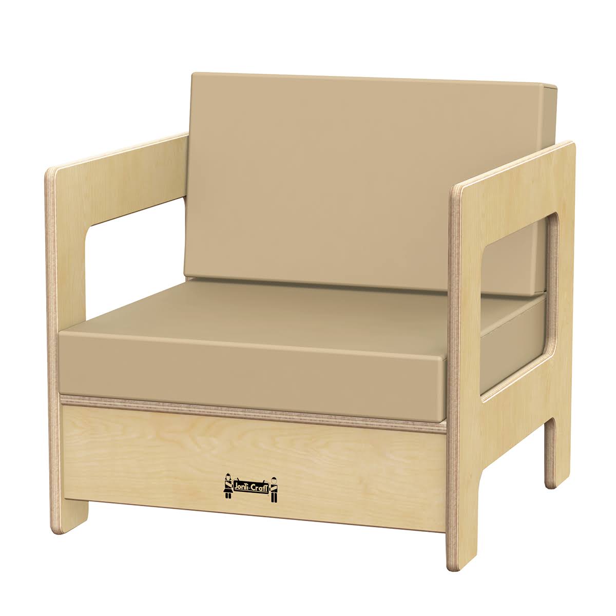 Jonti-Craft Living Room Easy Chair - Red