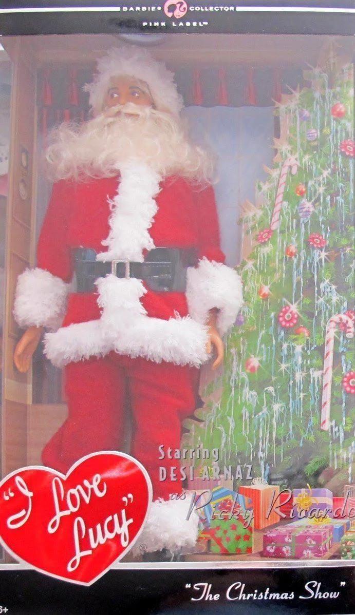 I Love Lucy Ricky Ricardo Doll The Christmas Show Barbie Collector Pink Label