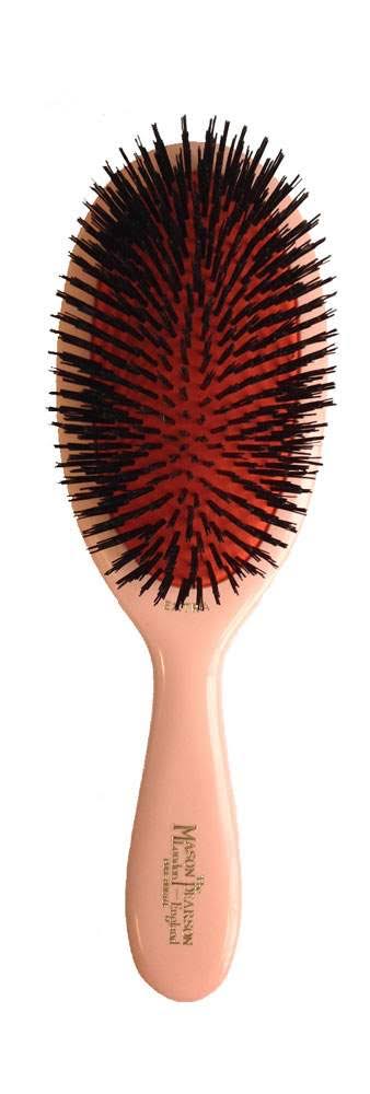 Mason Pearson B2 Small Extra Pure Bristle Brush Pink