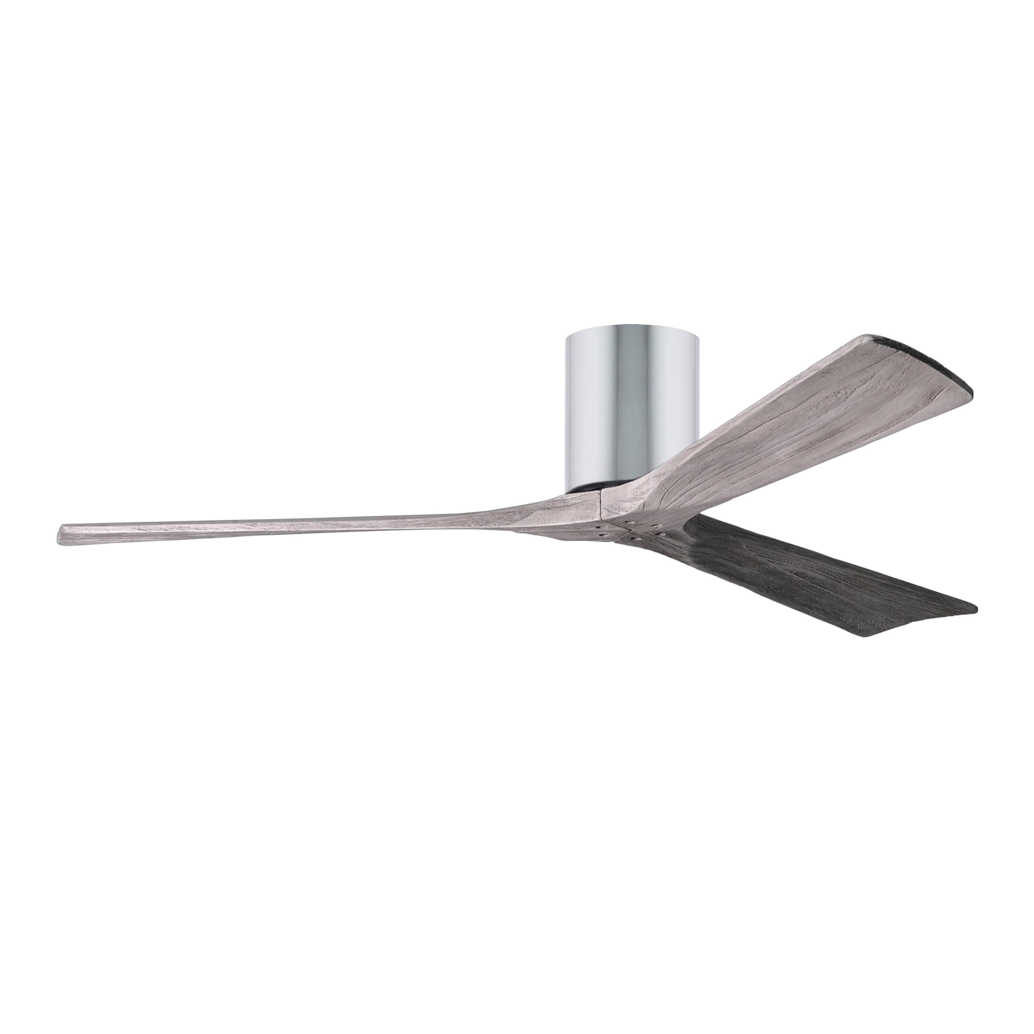 Irene Hugger Ceiling Fan by Matthews Fan Company, Polished Chrome, IR3H-CR-BW-60