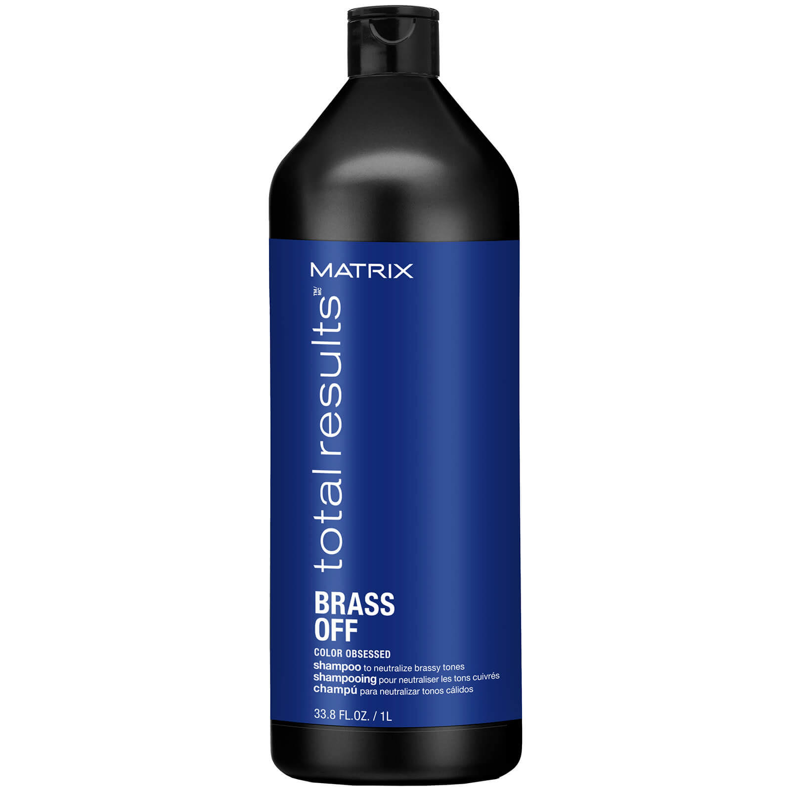 Matrix Total Results Brass Off Brunette Blue Shampoo for Lightened Brunette Hair 1000ml