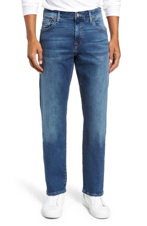Mavi Men&s Matt Classic Mid-Rise Relaxed Straight-leg Jeans