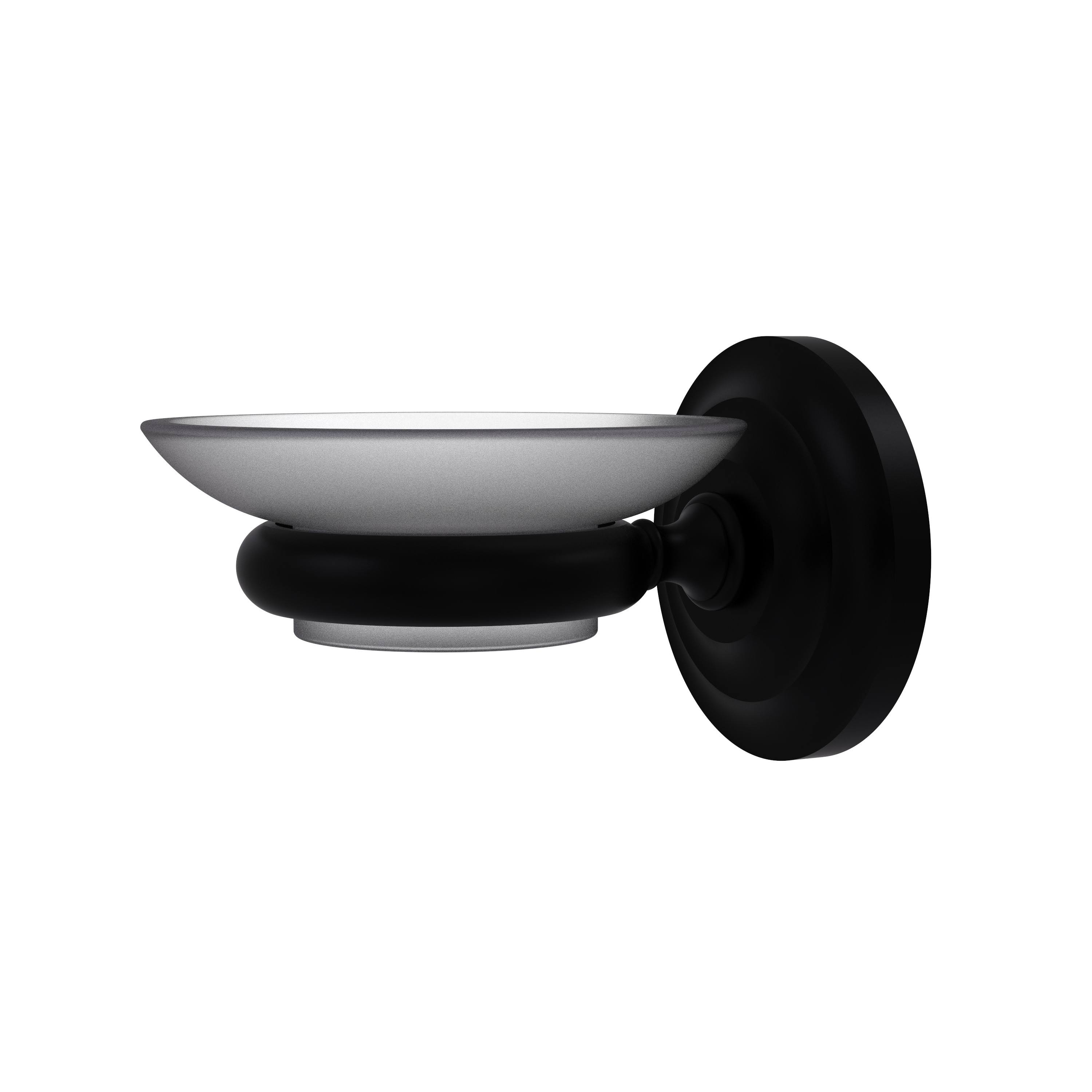 Allied Brass PQN-62-PB Prestige Que New Collection Wall Mounted Soap Dish, Polished
