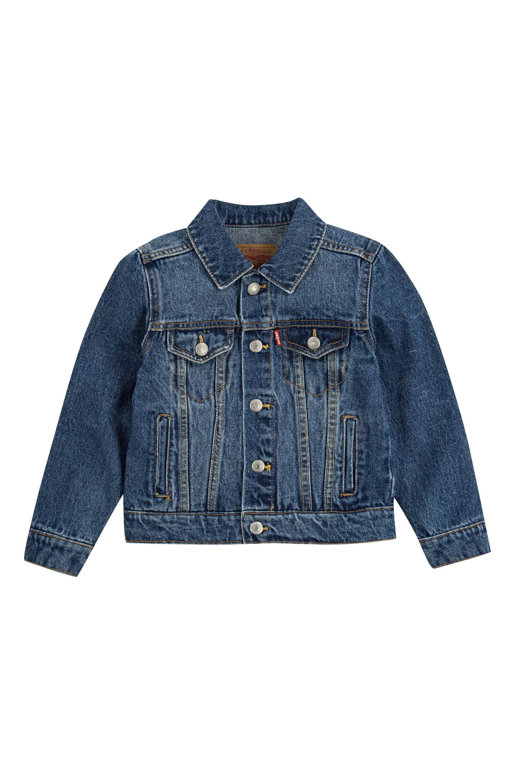 Boys Levi's Denim Trucker Jacket - Blue