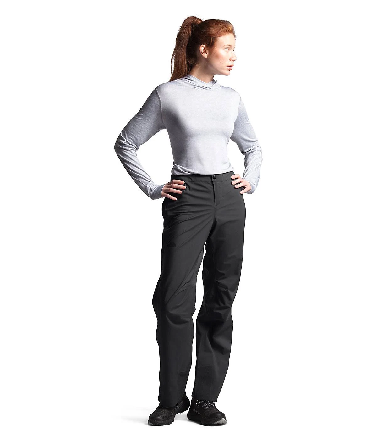 The North Face Dryzzle Futurelight Full Zip Pant Women's Asphalt Grey / Large / Long