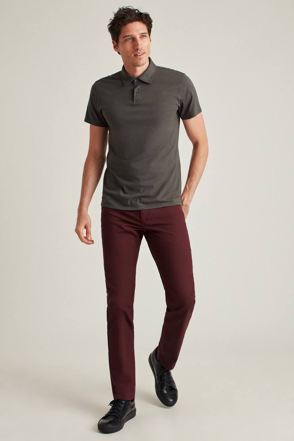 Tech 5-Pocket Pants Slim for Men by Bonobos - Spiced Brandy - 31
