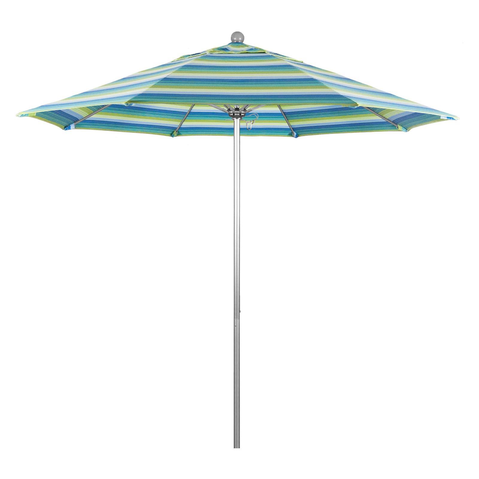 California Umbrella 9 ft. Fiberglass Market Umbrella Seville Seaside