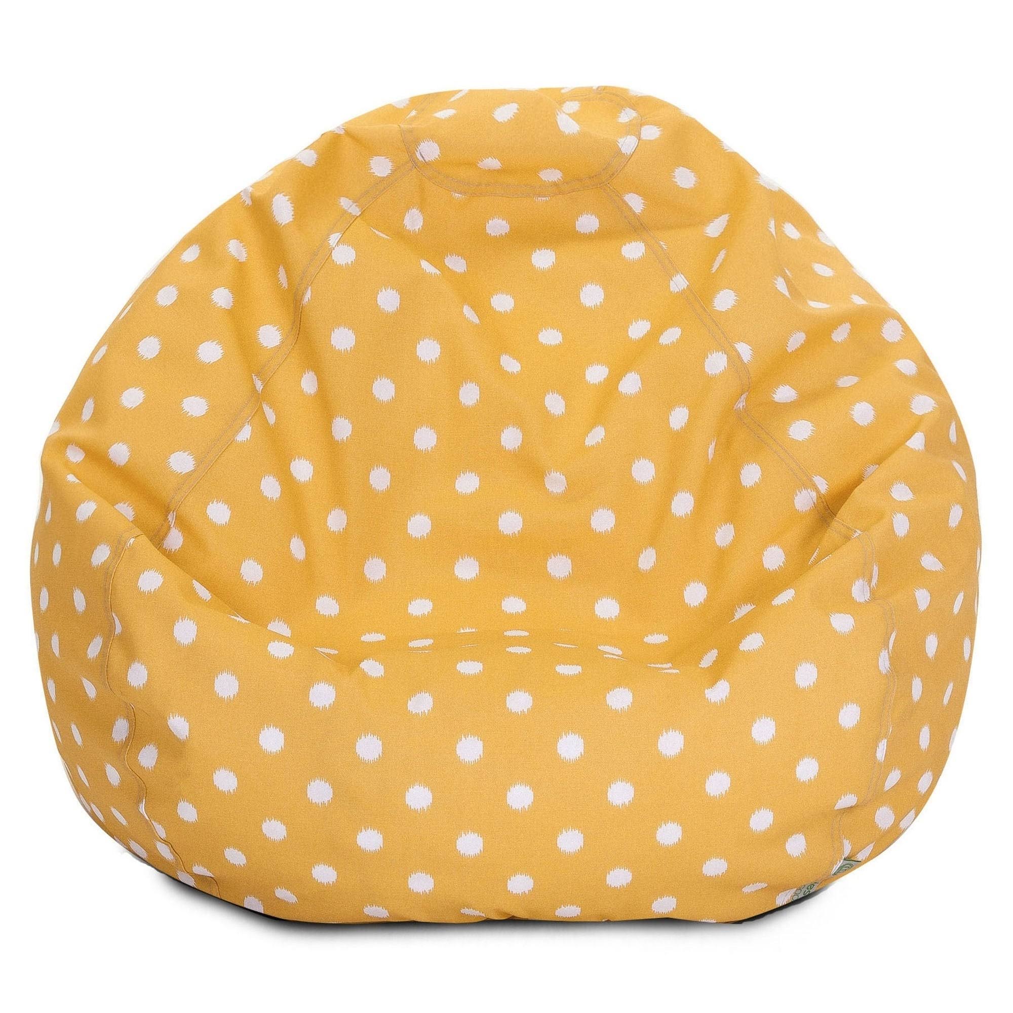 Majestic Home Goods Citrus Ikat Dot Small Classic Bean Bag