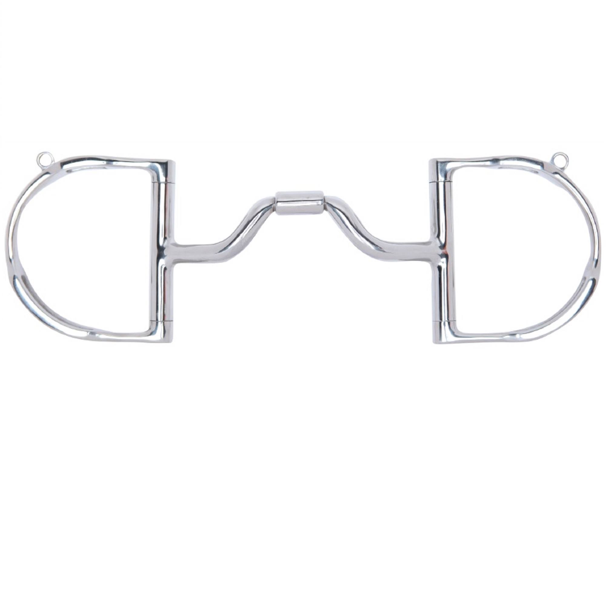 Myler Dee with Hooks with Stainless Steel Ported Barrel MB 33