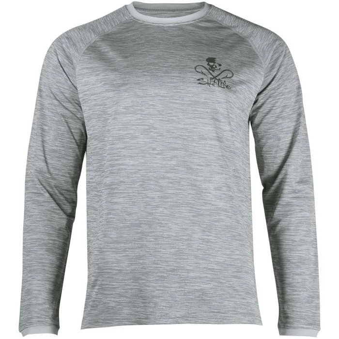 Salt Life Seaway Long-Sleeve T-Shirt for Men - Bluestone - L
