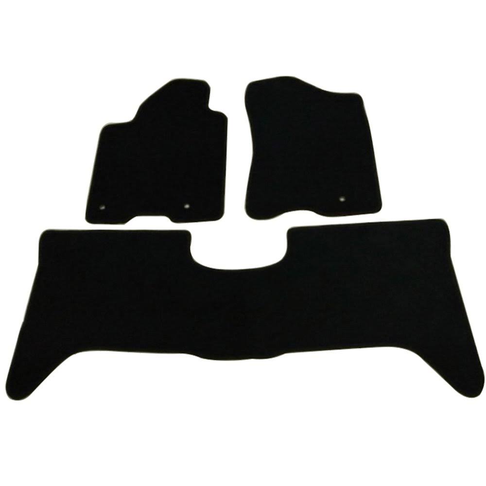 Compatible with 04-10 Nissan Armada Infiniti QX56 Titan OEM Factory Compatible withment Floor Mats, Black