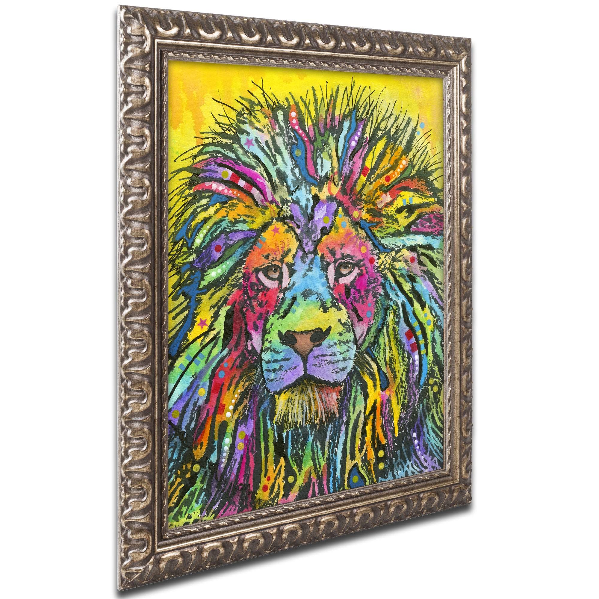 Trademark Art Lion Good Gold Ornate Framed Art by Dean Russo