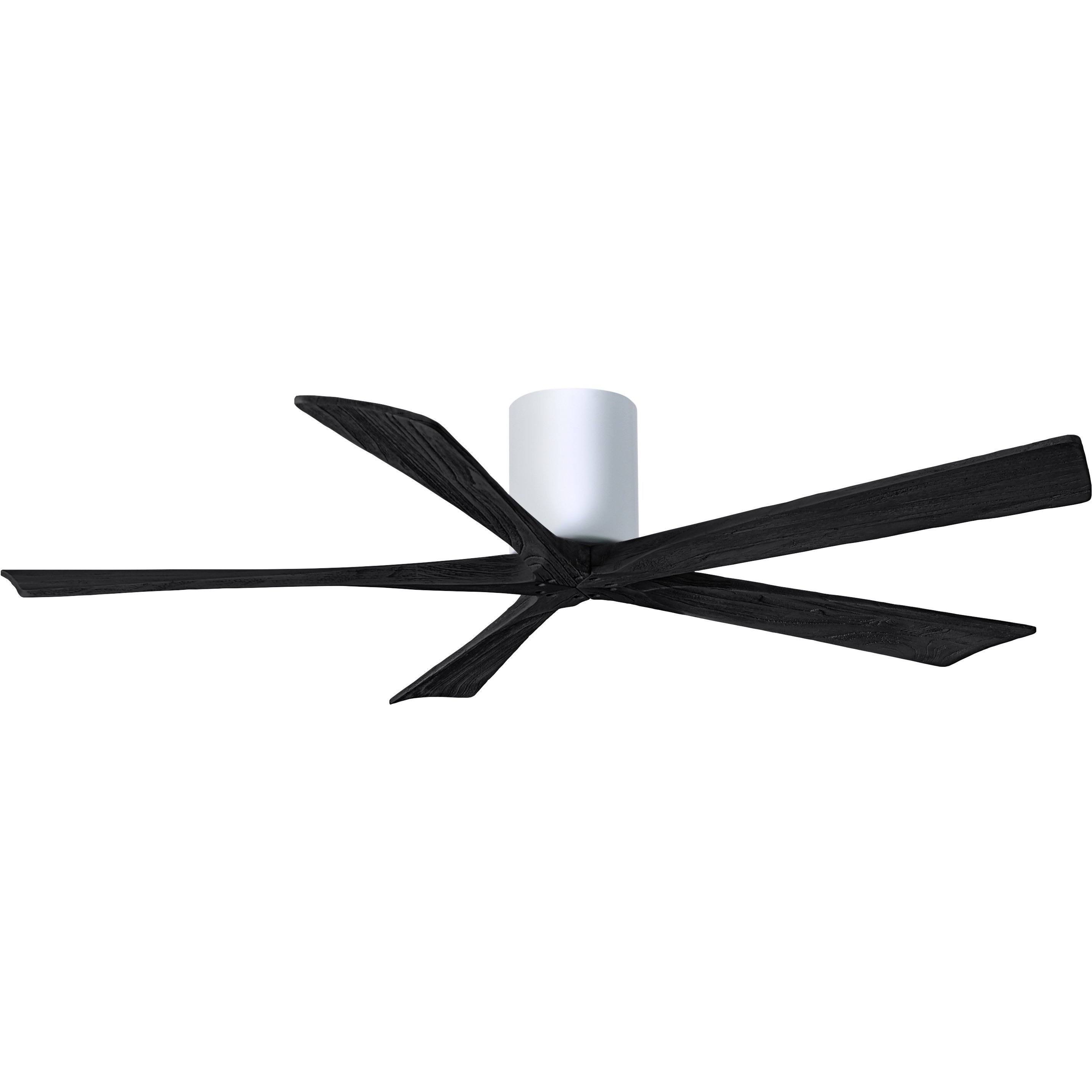 Matthews Fans IR5H-WH-BK-60 Irene - Ceiling Fan Matte Black 60