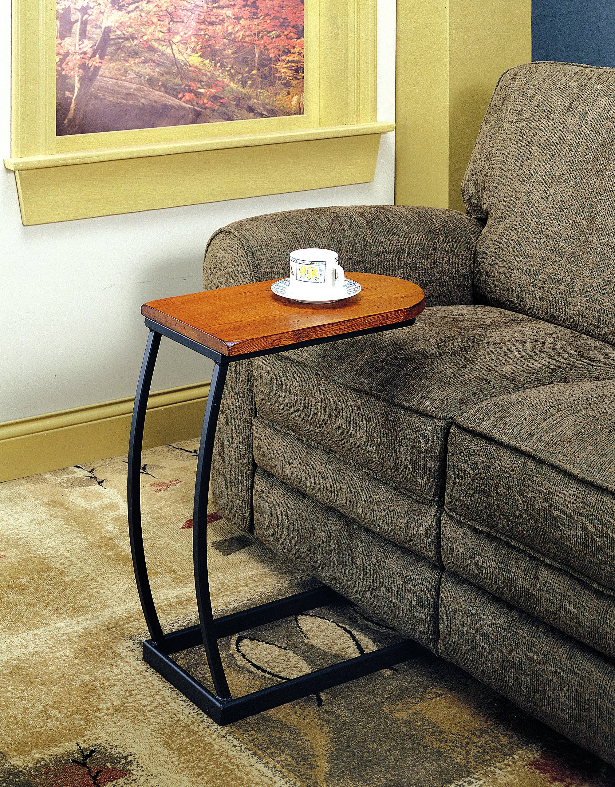 Coaster 900279 Oak Black Snack Table