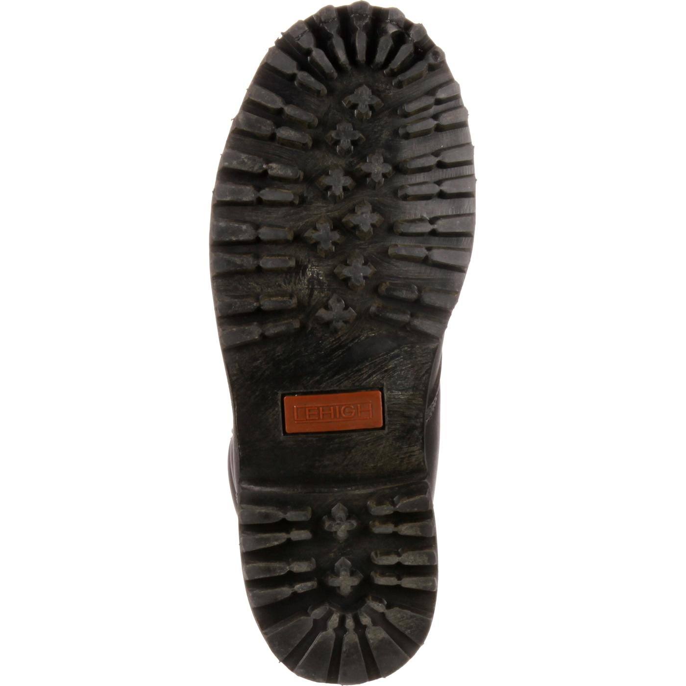 Lehigh Safety Shoes Unisex Steel Toe Work Boot, Size: 10W, Black