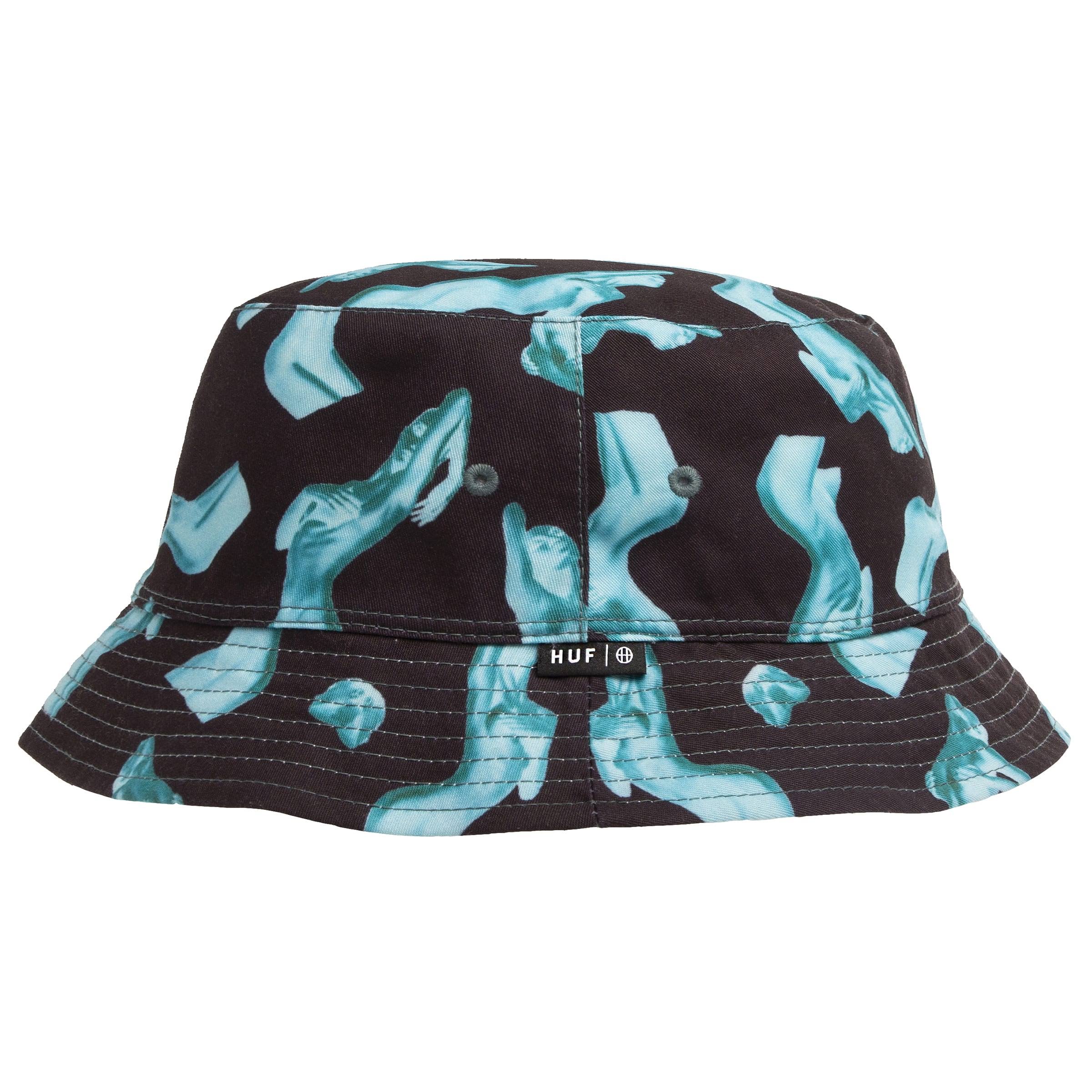 Huf Her Reversible Bucket Hat Black / L/XL
