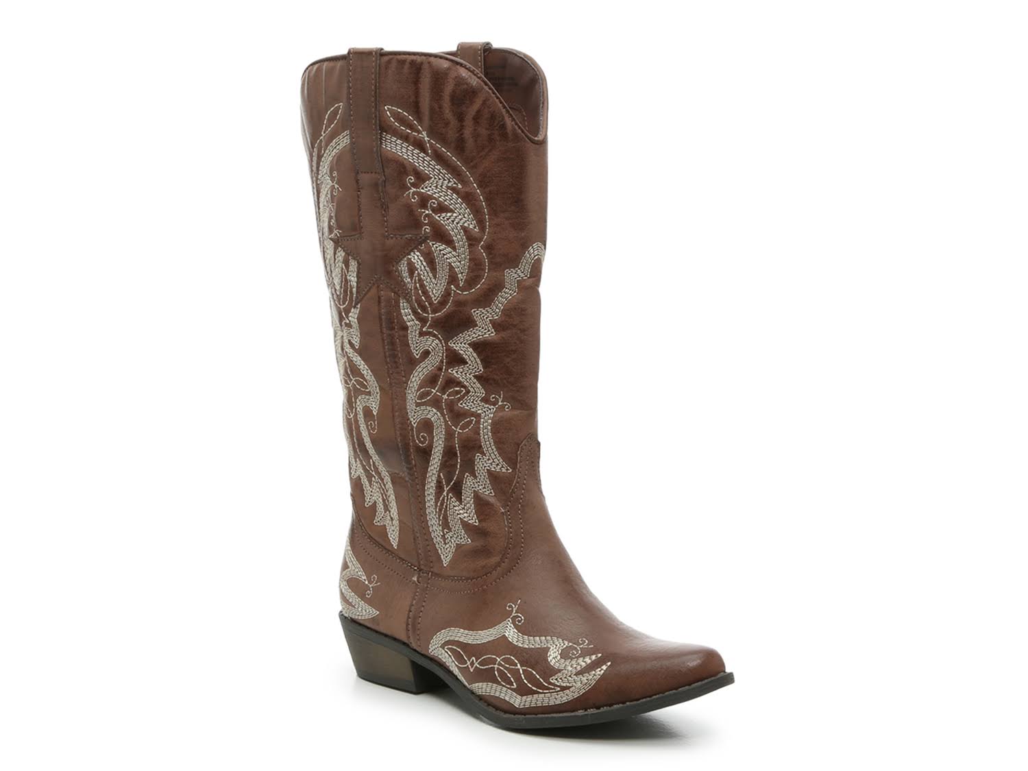 Coconuts Lonestar Cowboy Boot - Women&s - Dark Brown - Cowboy Western