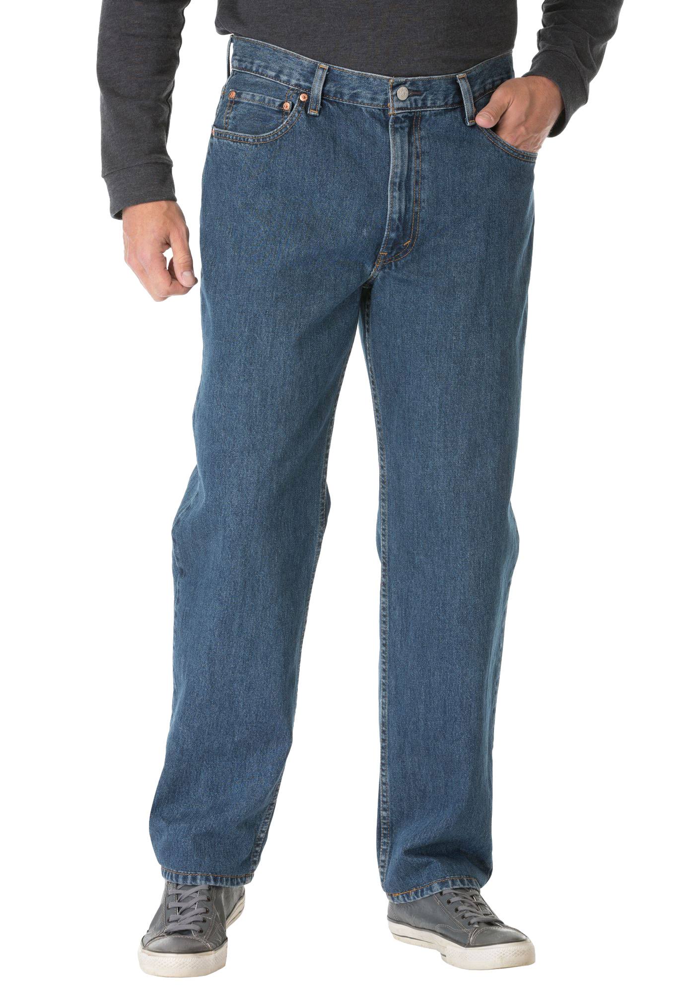 Levi's 550 Relaxed Fit Jeans Pants in Dark Stonewash (Size 40 36) Cotton Men's Big & Tall