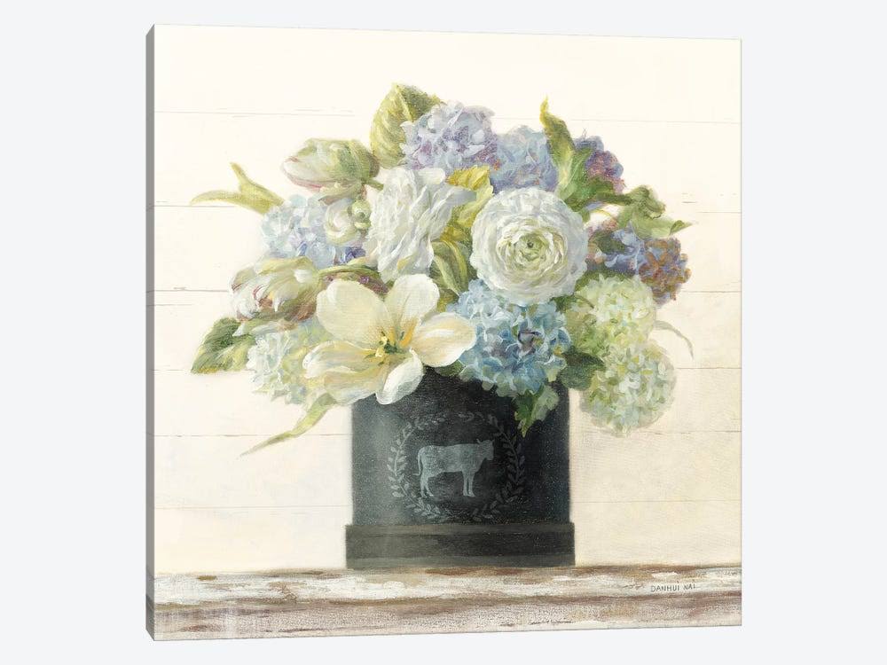 Danhui Nai Canvas Art Prints - Tulips in Hatbox ( Floral u0026 Botanical art)