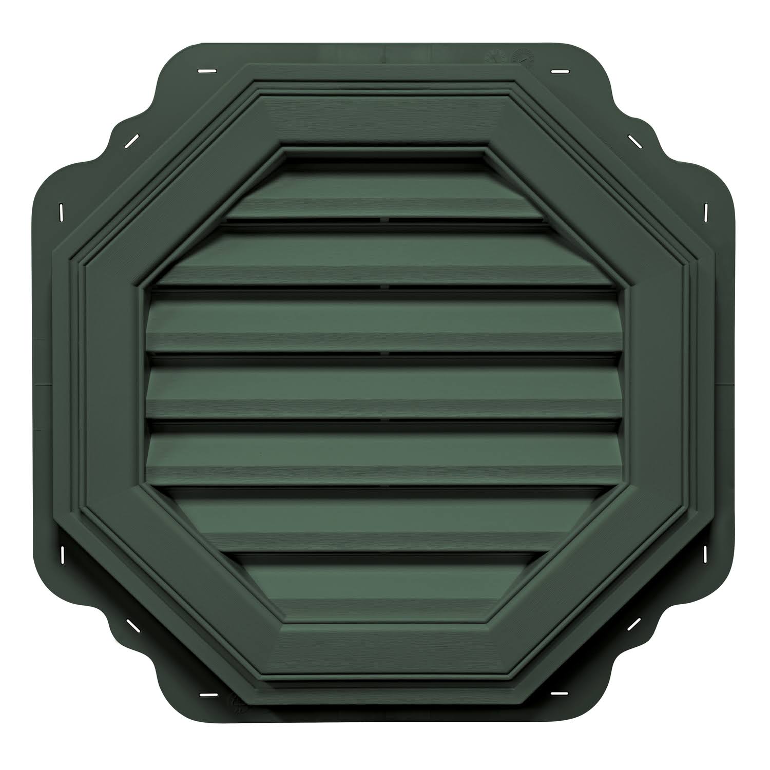 Mid America Octagon Vinyl Gable Vents - 22 inch - 324 Countryside Green by BuyMBS.com