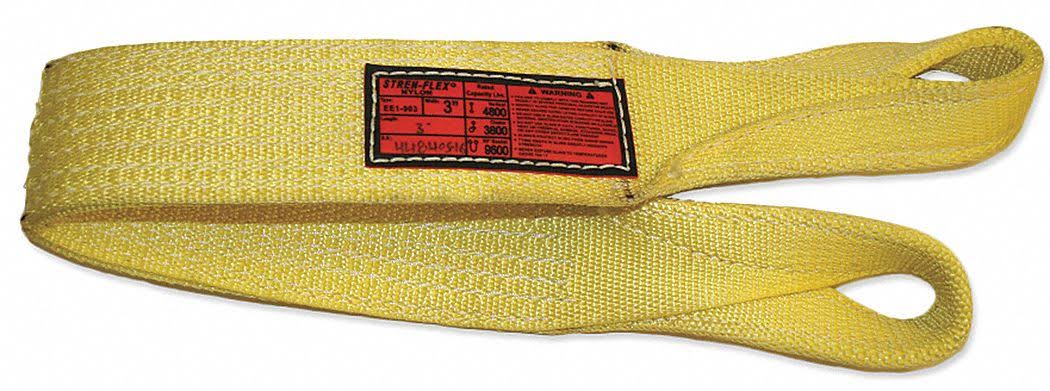 Stren-Flex Eet1-903-8 Web Sling,eye u0026 Eye,8 ft L,4800 lb Cap