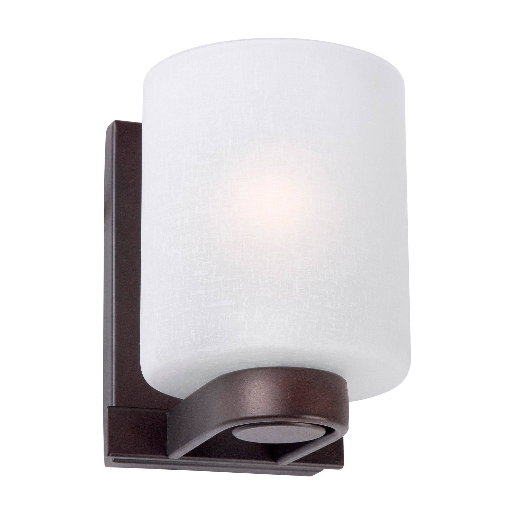 Forte Lighting 5142-01-55 1 Light Wall Bracket in Brushed Nickel