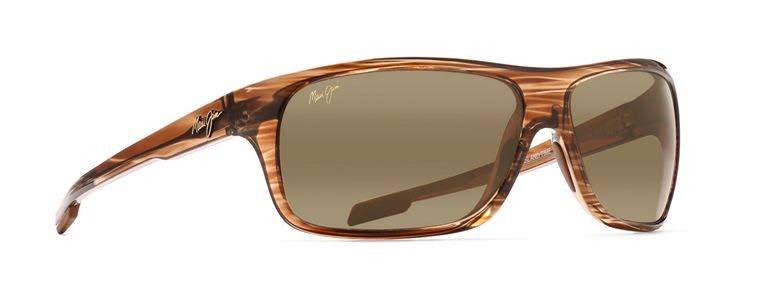 Maui Jim Island Time Sunglasses Striped Rootbeer / HCL Bronze