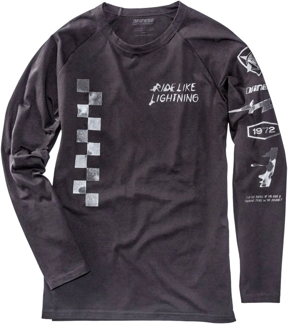 Dainese Lightning72 LS T-Shirt Black M