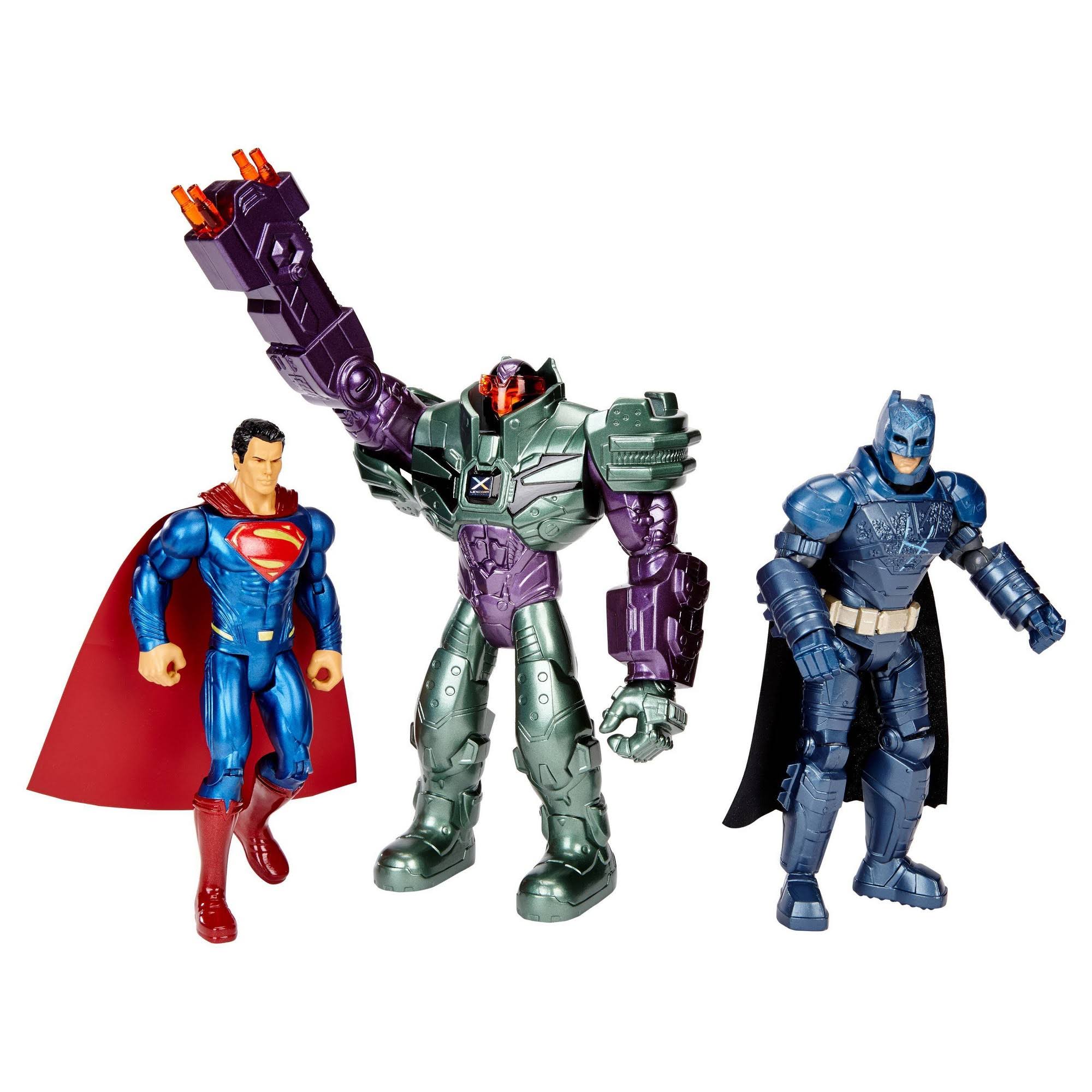 Batman V Superman Dawn of Justice Lex Luthor Figure 3-Pack