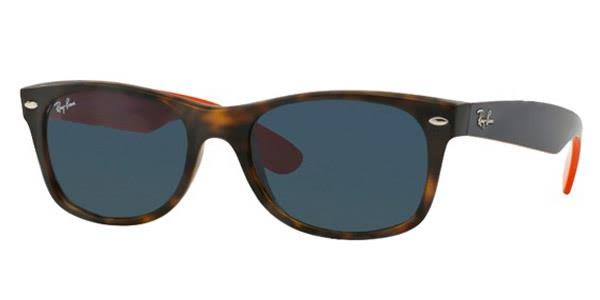 Ray-Ban Wayfarer Sunglasses- Mix Matte Black Green Frame / Green Lens