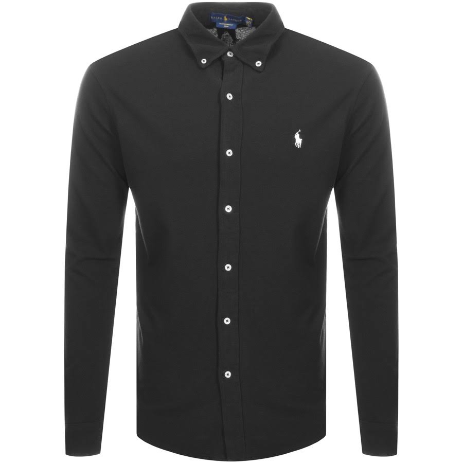 Ralph Lauren Featherweight Mesh Shirt Black
