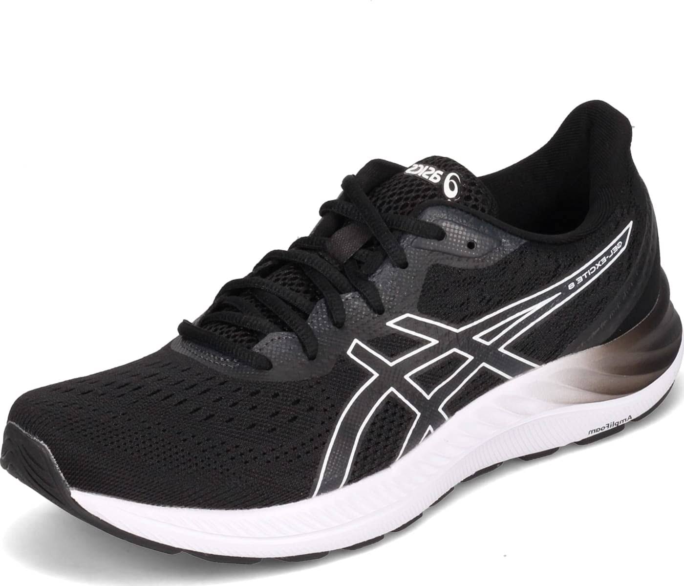 Asics Gel Excite 8 Men's Running Shoes - Black/White