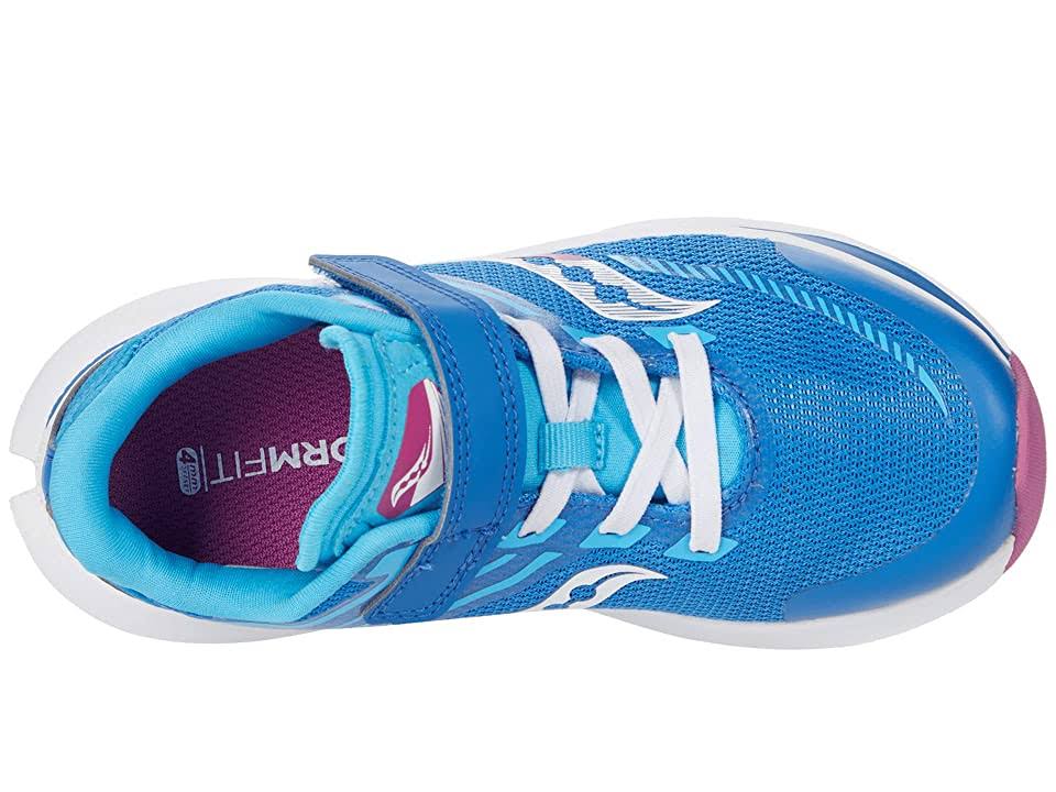 Saucony Kinvara 12 A/C Sneaker Blue/Pink, Size 1.5 W Girls Shoes