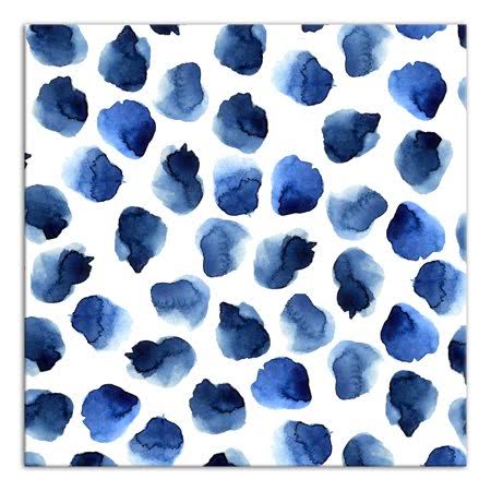 Elemental Dance Watercolor Abstract 20x20 Canvas Wall Art